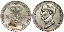 Netherlands - 2-1/2 Gulden 1848 - Willem II, Silver