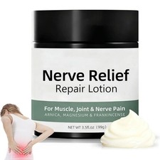Alcura Nerve Cream, Neuropathy Lotion, 3.5Oz For Muscle, Joint  Nerve Pain NEW 