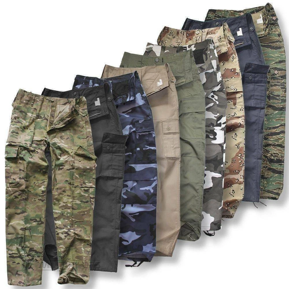 Mens Camo Cargo Pants Outdoor Military Army Hiking Combat Tactical Work Trousers
Opens in a new wind