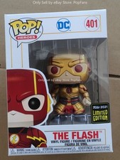 Funko Pop! Heroes The Flash DC #401 MT Metallic Reverse Exclusive Vinyl Figure