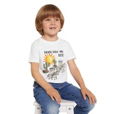 Halloween Riding with my Boo Heavy Cotton Toddler T-shirt