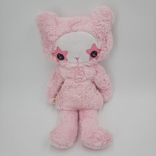 OOAK Artist Made Munkins Studio 18" Plush Monster Bear Pink Star Eyes