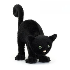 Jellycat Authentic Spookipaws Cat Black Cuddly Plush Toy Best Halloween Gift NWT