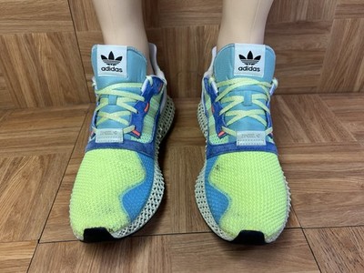 Sz 10.5 - adidas ZX 4000 4D Print Easy Mint Sneakers Men's 3D