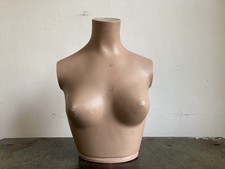 Vintage Reclaimed Fashion Retail Female Mannequin Torso Salvage Art Prop