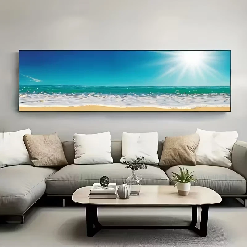 Panoramic View Nature Scenery Ocean Art Print Canvas Print Wall Art Home Decor