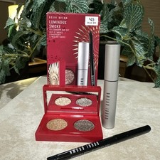 Bobbi Brown Luminous Smoke Eye Shadow Set, 3 Piece Kit New 