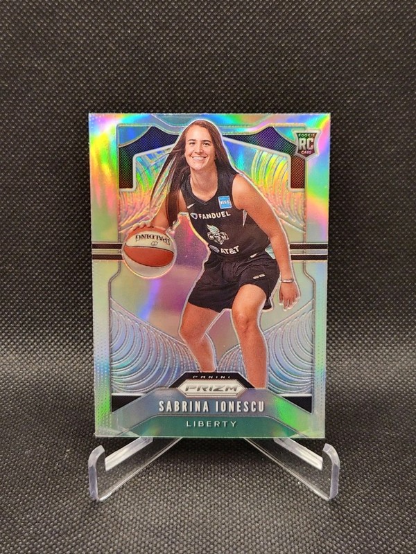 2020 Panini Prizm WNBA Sabrina Ionescu Silver Prizm RC #89 NY Liberty Rookie