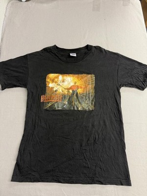 Vintage 90s HIghlander Tv Show T-shirt Explosion Cut Scene L
