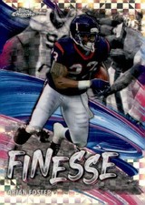 2024 Topps Chrome #F-17 Arian Foster Finesse X-Fractor