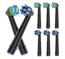 8pcs Replacement Heads Compatible w/ Oral B Electric Toothbrush