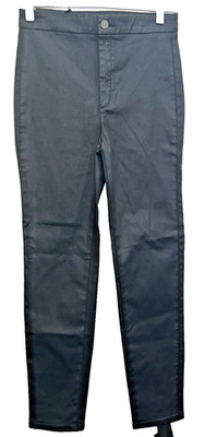 Massimo Dutti High Rise Skinny Charcoal Pants Jeans Cotton NWT Size 36/US 2/4
