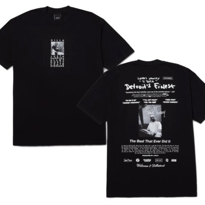 HUF x J Dilla Detroits Finest T-Shirt M Brand New Jay Dee Slum Village