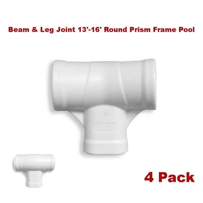 Original Intex Beam & Leg Joint 13'-16' Round Prism Frame Pool Pack of 4