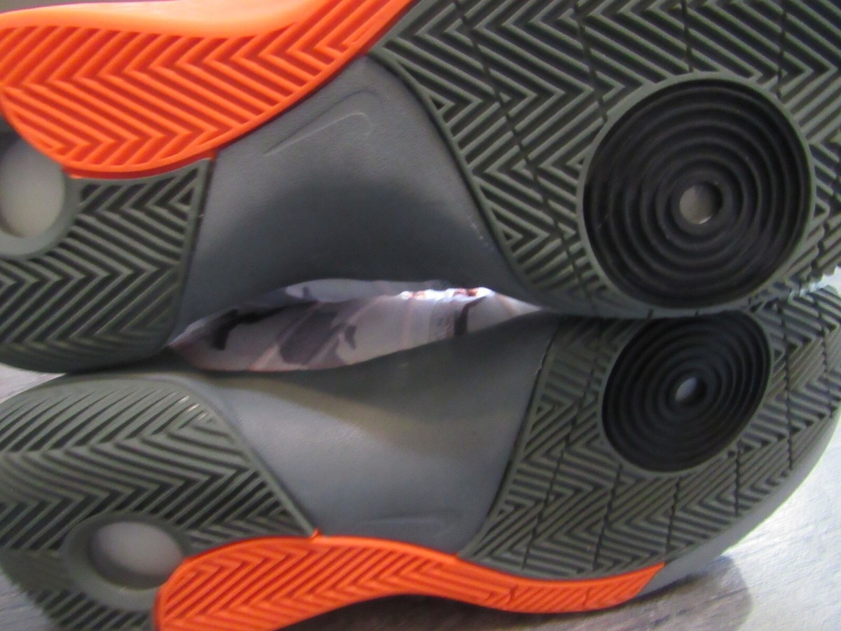 Mens 8 Nike Hyperdunk Gray 2015 Orange Camouflage Excellent