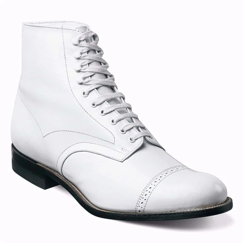 White stacy 2025 adams boots