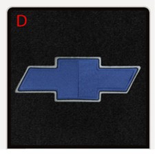 New Black Floor Mats 1984-1993 Chevy Pickup Truck C10 K10 Embroidered Logo