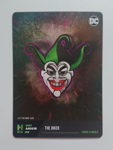 2023 DC H ro Multiverse Chapter 3 Card - Iconic Symbols - The Joker - Picture 1 of 2