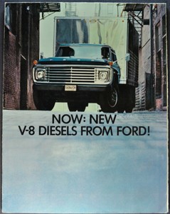 1968 Ford Medium Diesel Truck Mailer Brochure F 600 Box Van Tanker Nice Original Ebay
