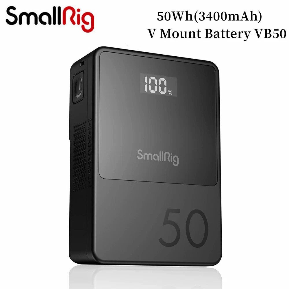 SmallRig VB50 Mini V Mount Battery 50Wh w/Multiple Accessory Ports