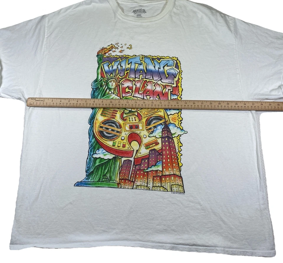 Camiseta Boombox Wu Tang Clan Estatua de la Libertad Hombre’s 3XL 2022 Foto 4 de 4