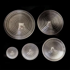 Round Optical Glass Spotlight Fresnel lens w/Film tungsten Protection Grade IP23