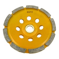 3 Pack 4" Diamond Segment Grinding Cup Wheel Disc For Concrete Stone Grinders