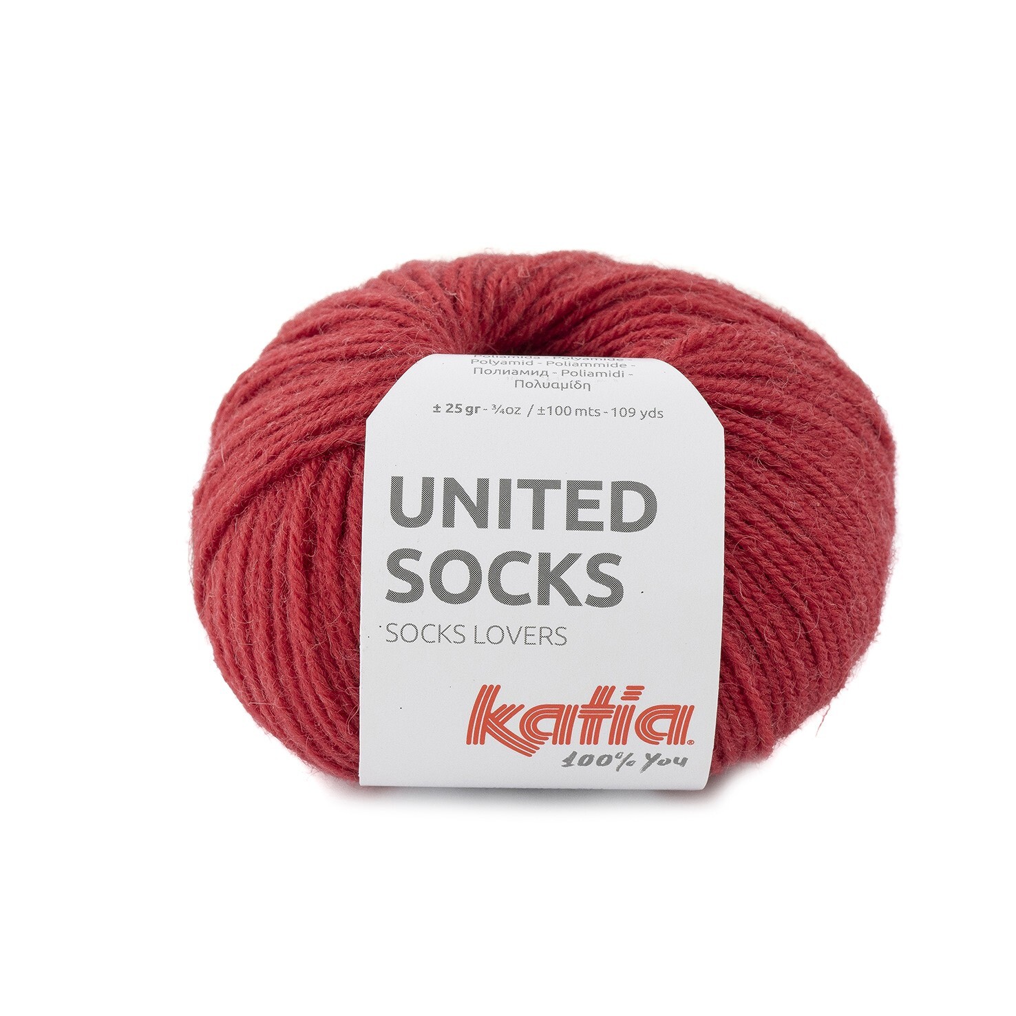 United Socks by Katia - CEREZA (18) - 25 g / approx. 100 m Wool