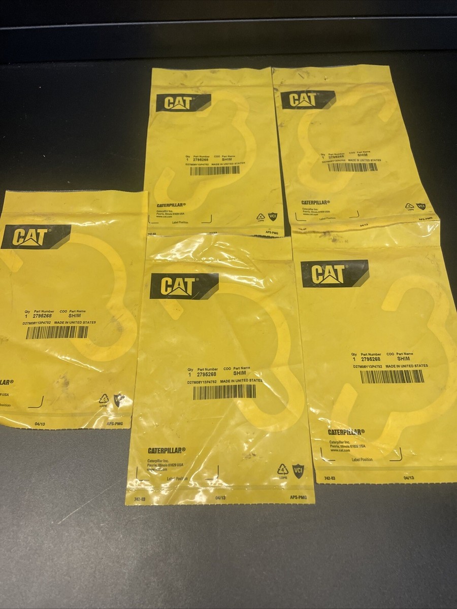 279-5268 New OEM Cat Shims 2795268 Caterpillar QTY 5 | eBay