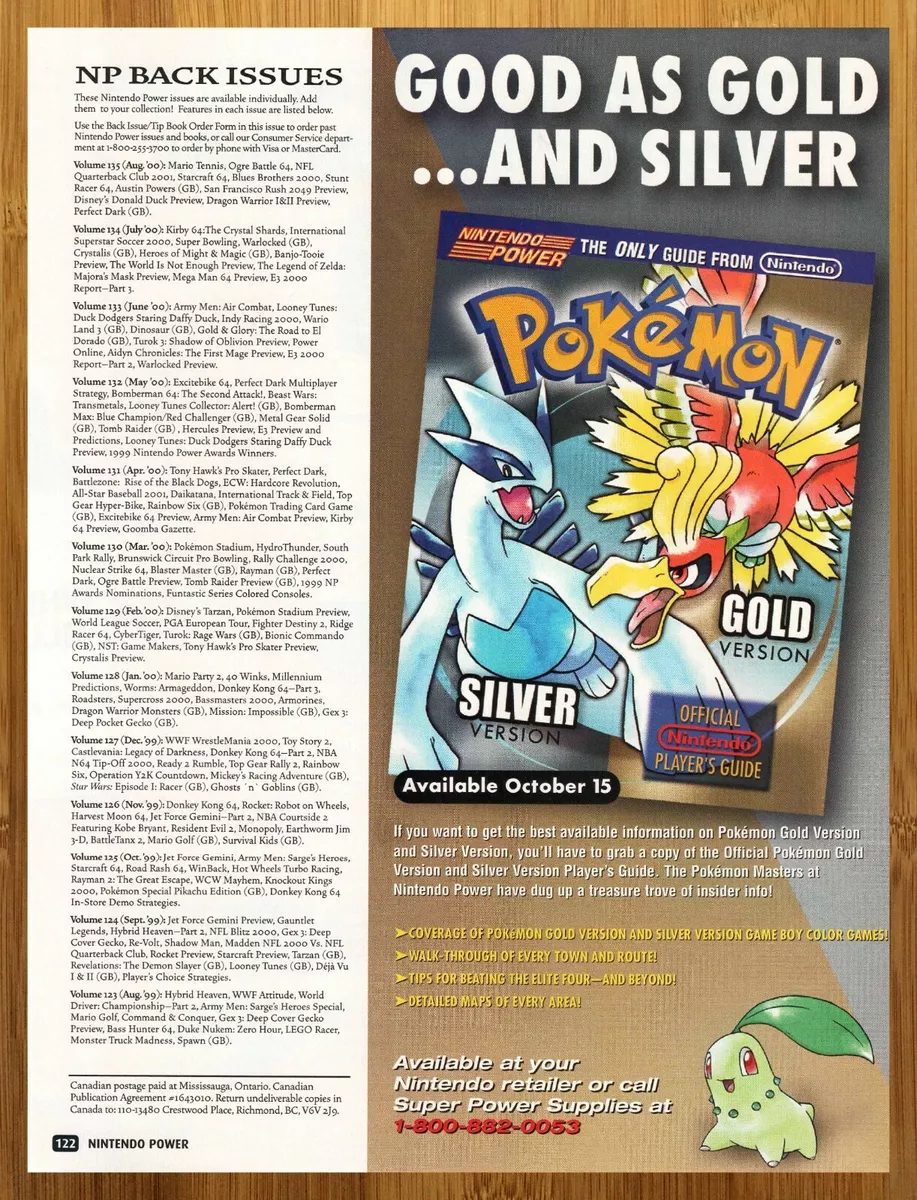 Pokemon Gold Silver Poster