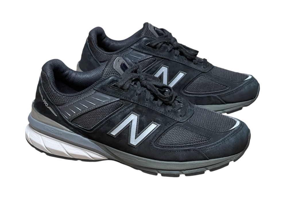New Balance 990v5 Men’s Size 11.5 4E Black Running Shoes Made in USA Like New
