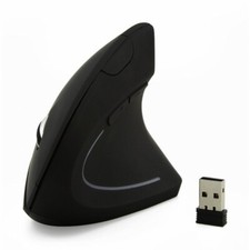 Ergonomic Mouse Optical Vertical Mice 6 Keys USB Wireless 2.4GHz 1200DPI For PC