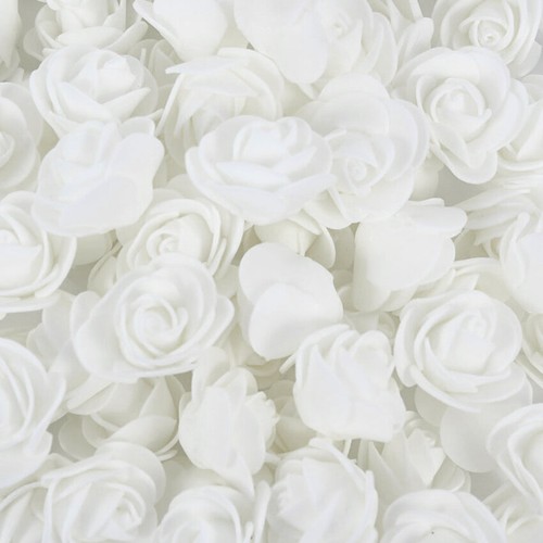 10/50/500 Pcs Artificial Flowers Home Decor Foam Rose Heads Wedding Party - Picture 11 of 29