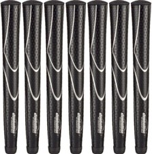 JumboMax Tour Series Golf Grips Black  Silver Size "X-Small"  3/16" SET OF 7