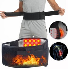 Magnetic Self Heating Back Support Brace Lumbar Lower Waist Belt for Pain Relief