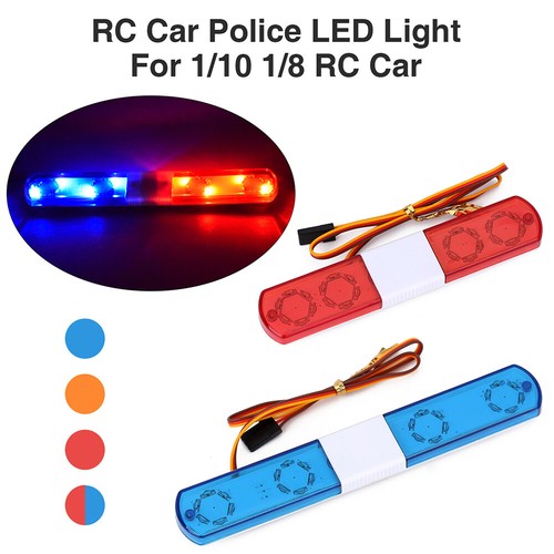 Multi blinkendes LED-Polizei-Alarmlicht für 1/10 1/8 HSP Kyosho Traxxas RC Car - Bild 3 von 23