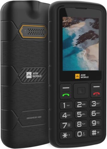 AGM M9 2G Rugged Basic Phone, Large Button Mobile Phones for Seniors&Kids, IP68/ - Picture 1 of 7