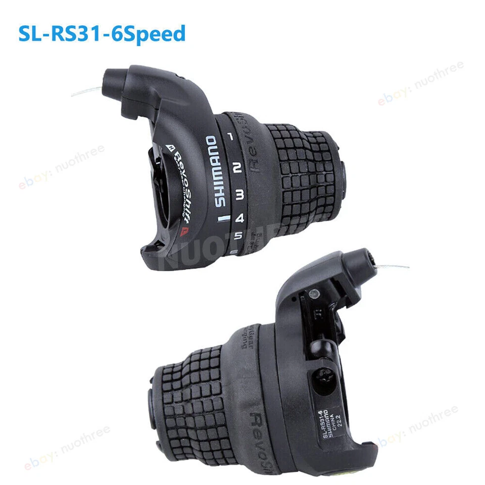 Shimano RevoShift SL-RS31 Shifter 3/6/7/18/21 Speed MTB Bike Twist Grip Shifters - Image 4 of 4