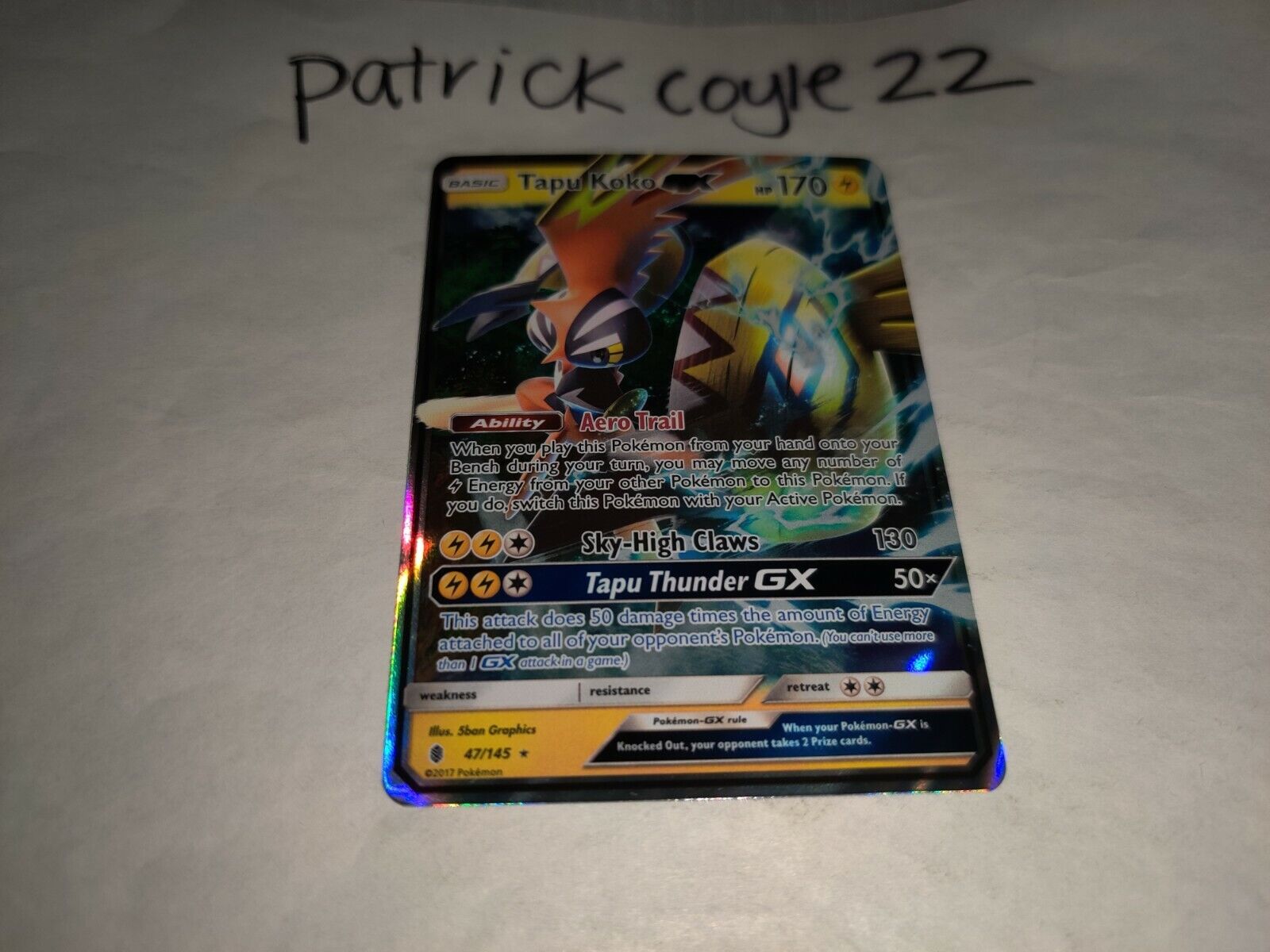 PTCG Pokemon SM8b 246/150 Tapu Koko GX UR Ultera Shiny Japanese