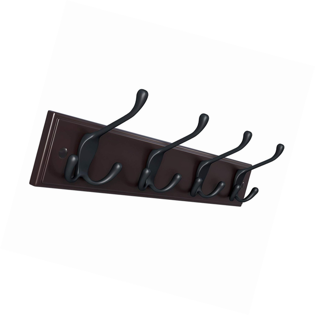 tri hook wall mounted coat rack