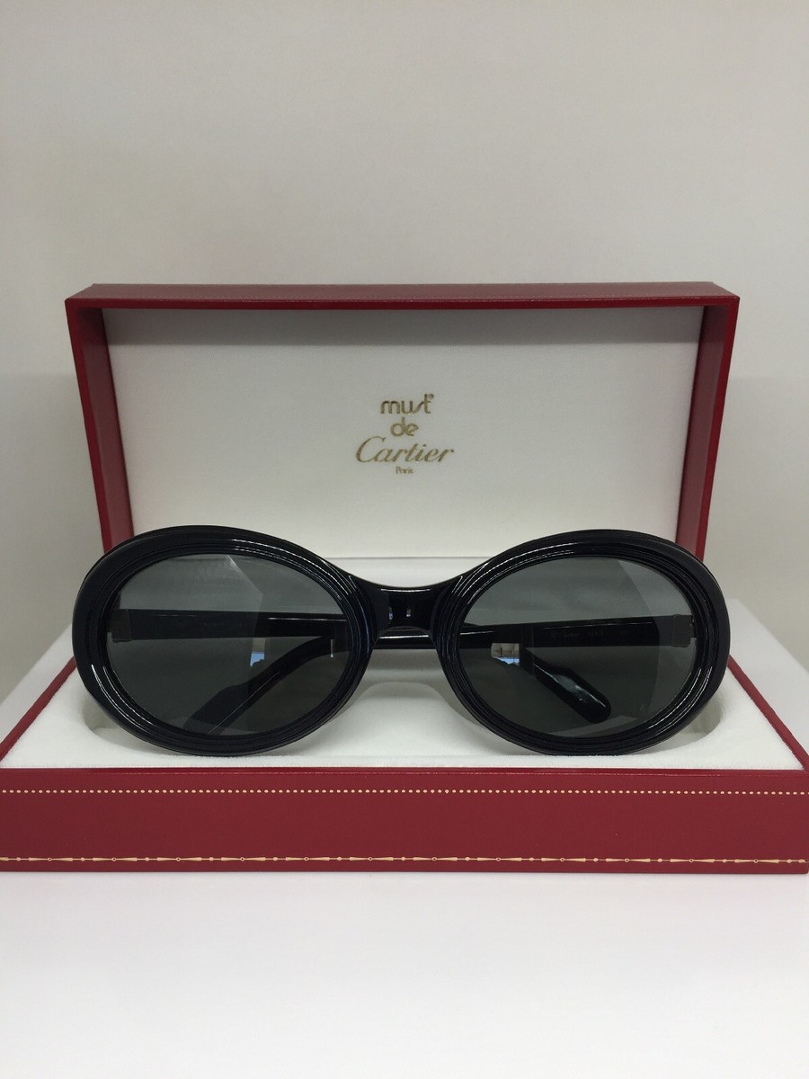 Vintage Cartier Frisson Sunglasses CARTIER FRISSON LIGHT TORTOISE 8K GOLD PLATED ACCENTS 1990  main image 4