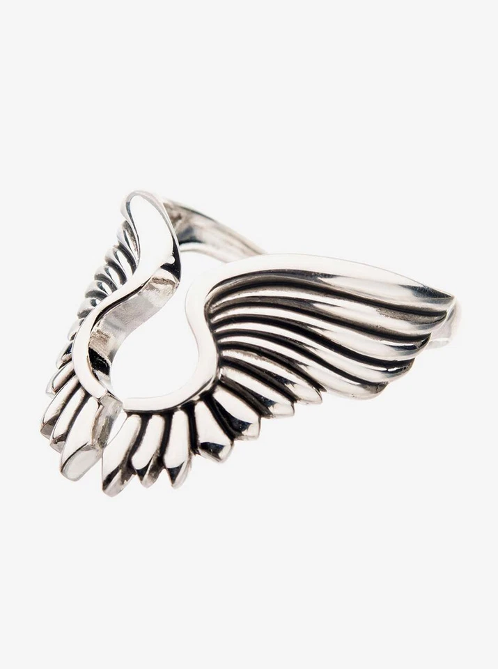 Anel RockLove Thor alado tamanho 9 prata esterlina Marvel Disney novo - Imagem 3 de 4