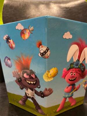 TROLLS WORLD TOUR MUSIC MOVIE EASTER EGG CANDY BASKET BRAND NEW