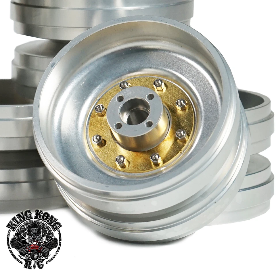 Metal Leopard Tank Road Wheels II for Tamiya 56020 1/16 Leopard 2 A6 R/C Tank - Image 2 of 4