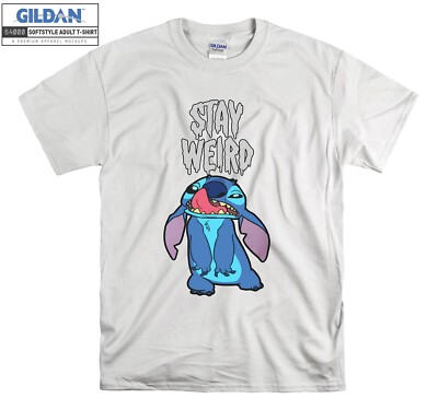 Lilo Stitch Stay Weird Lick T-shirt Gift T shirt Men Women Unisex Tshirt V229