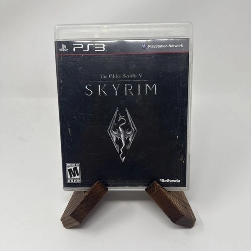 Elder Scrolls V: Skyrim (PlayStation 3 PS3) CIB w/ Manual & Canvas Map 1st Print
