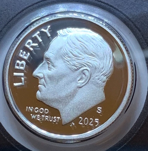 2025 S Roosevelt Dime Gem DCam Proof 99.9% Silver Nice looking coin, low mintage