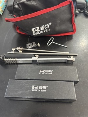 Ruixin Pro RX-008 knife sharpener system & 4-sided diamond sharpening hone block