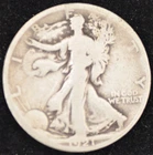 1921-S G-VG Walking Liberty Half Dollar, 90% Silver