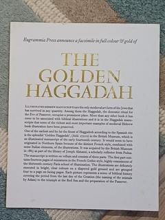 Eugrammia Press The Golden Haggadah Prospectus 1969 Hebrew Manuscripts
